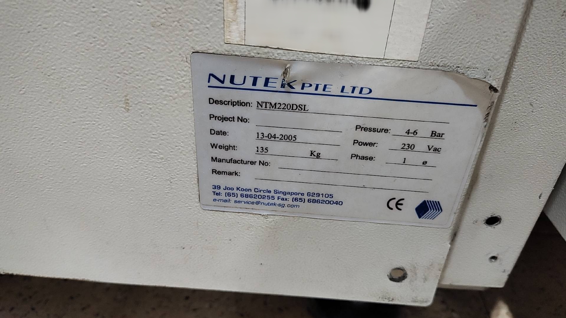 圖為 已使用的 NUTEK NTE 0710LL 待售