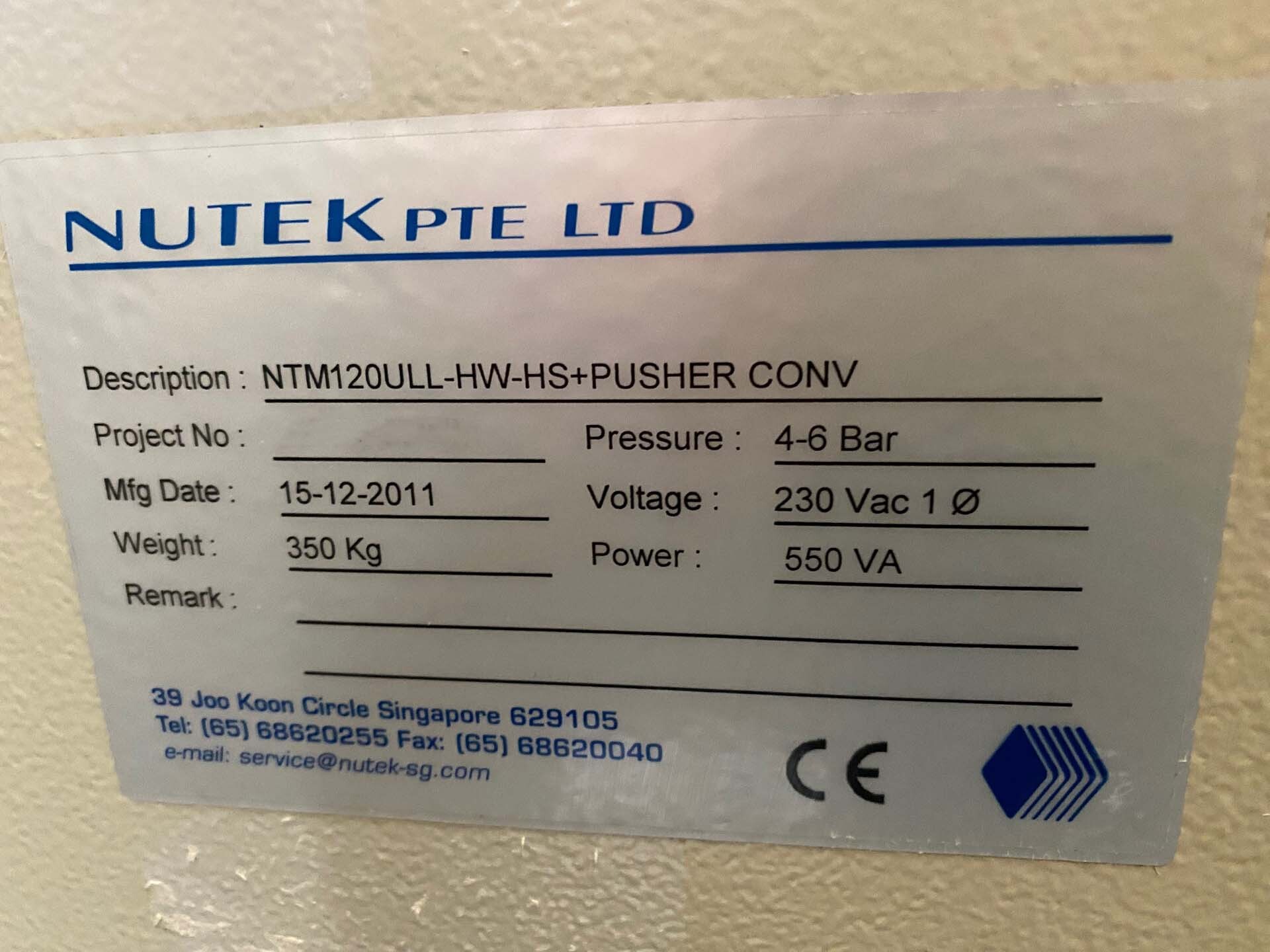 Photo Used NUTEK NTM 120ULL-HW-HS For Sale