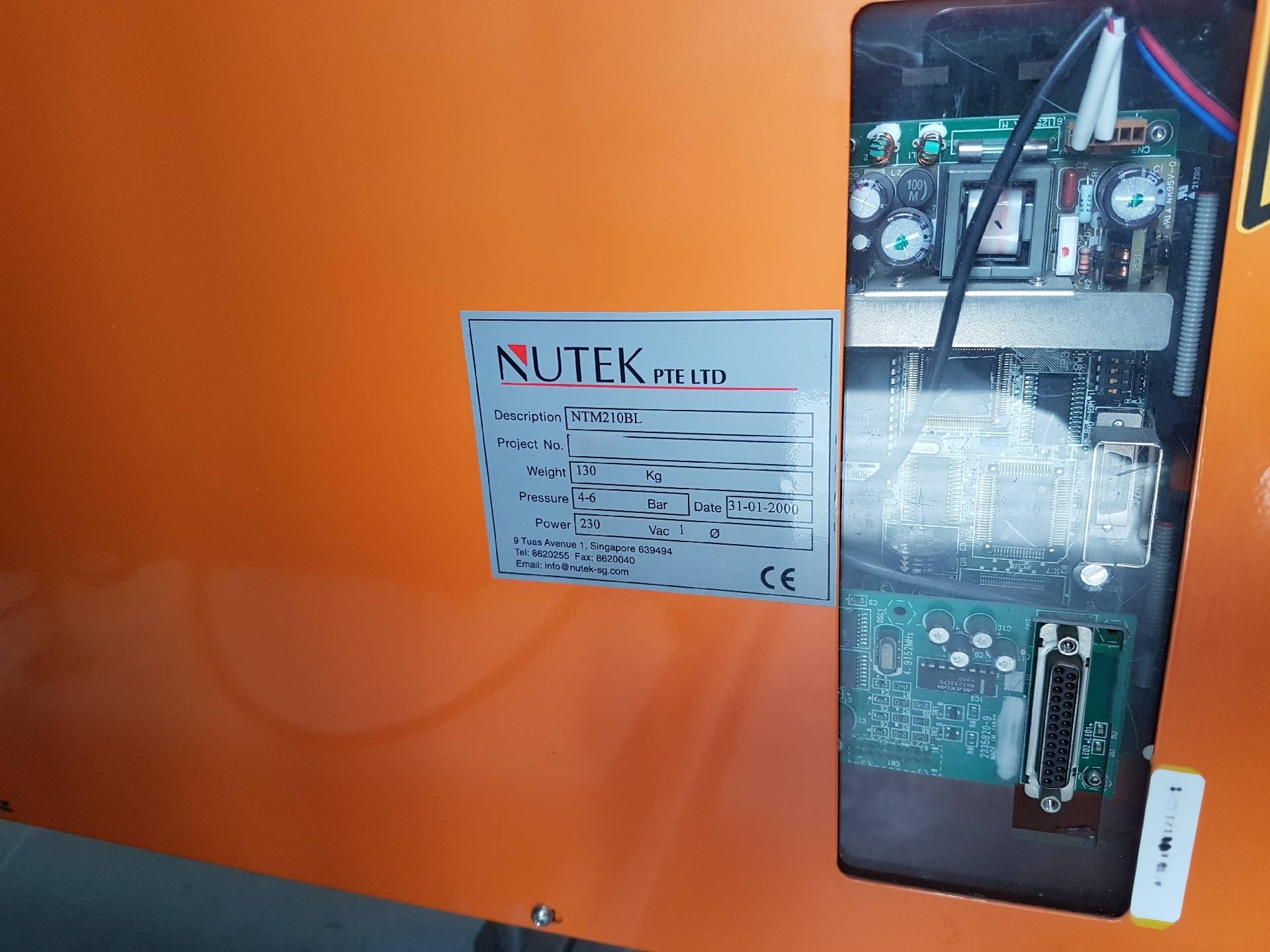 图为 已使用的 NUTEK NTM 210-BL 待售