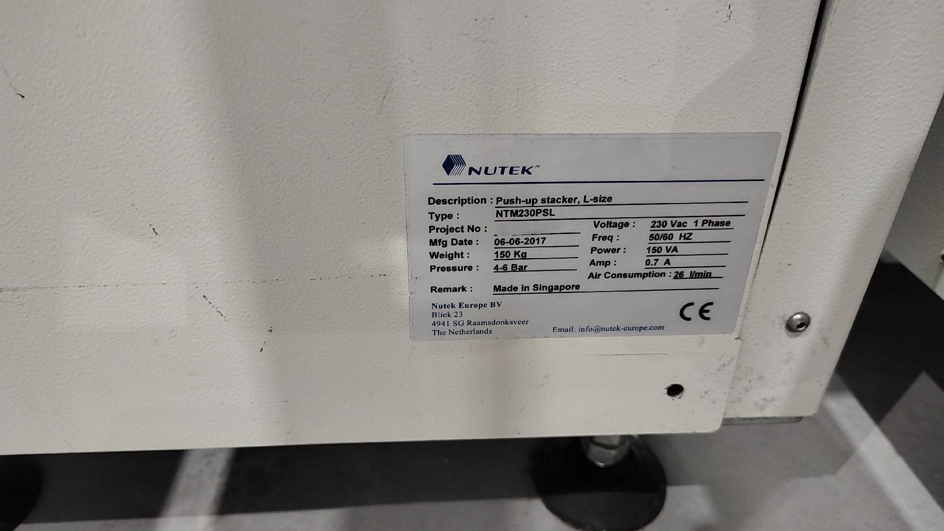 사진 사용됨 NUTEK NTM 230 PSL 판매용