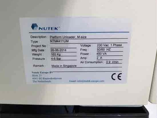 Photo Used NUTEK NTM 4411UM For Sale