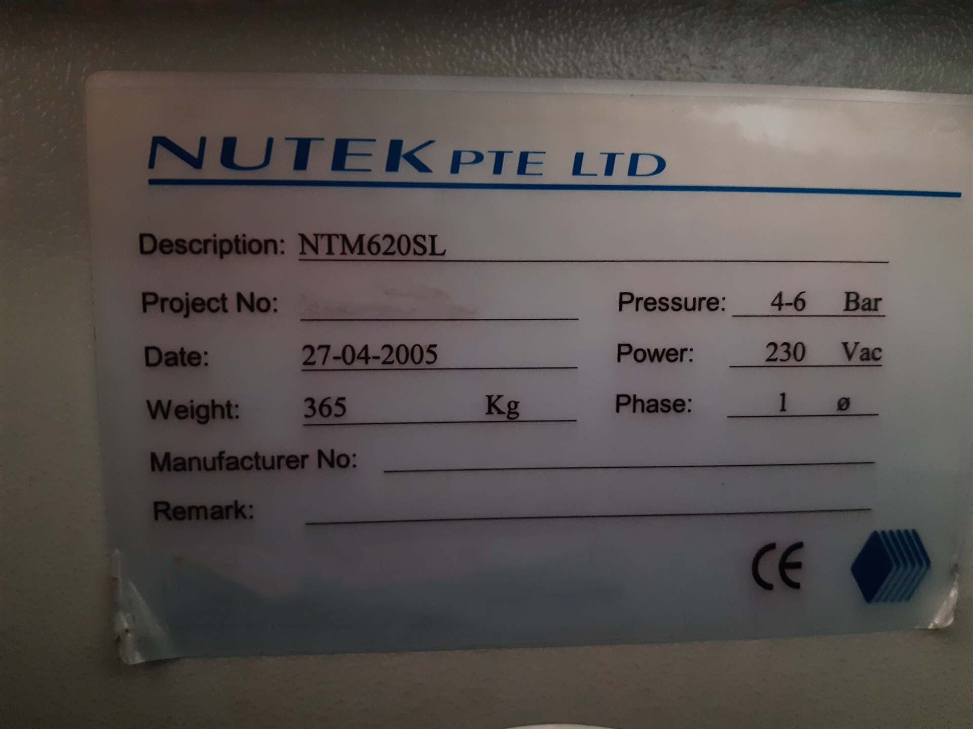 Photo Used NUTEK NTM 620SL For Sale