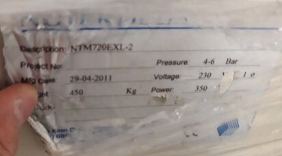 NUTEK NTM 720EXL-2 #9281626