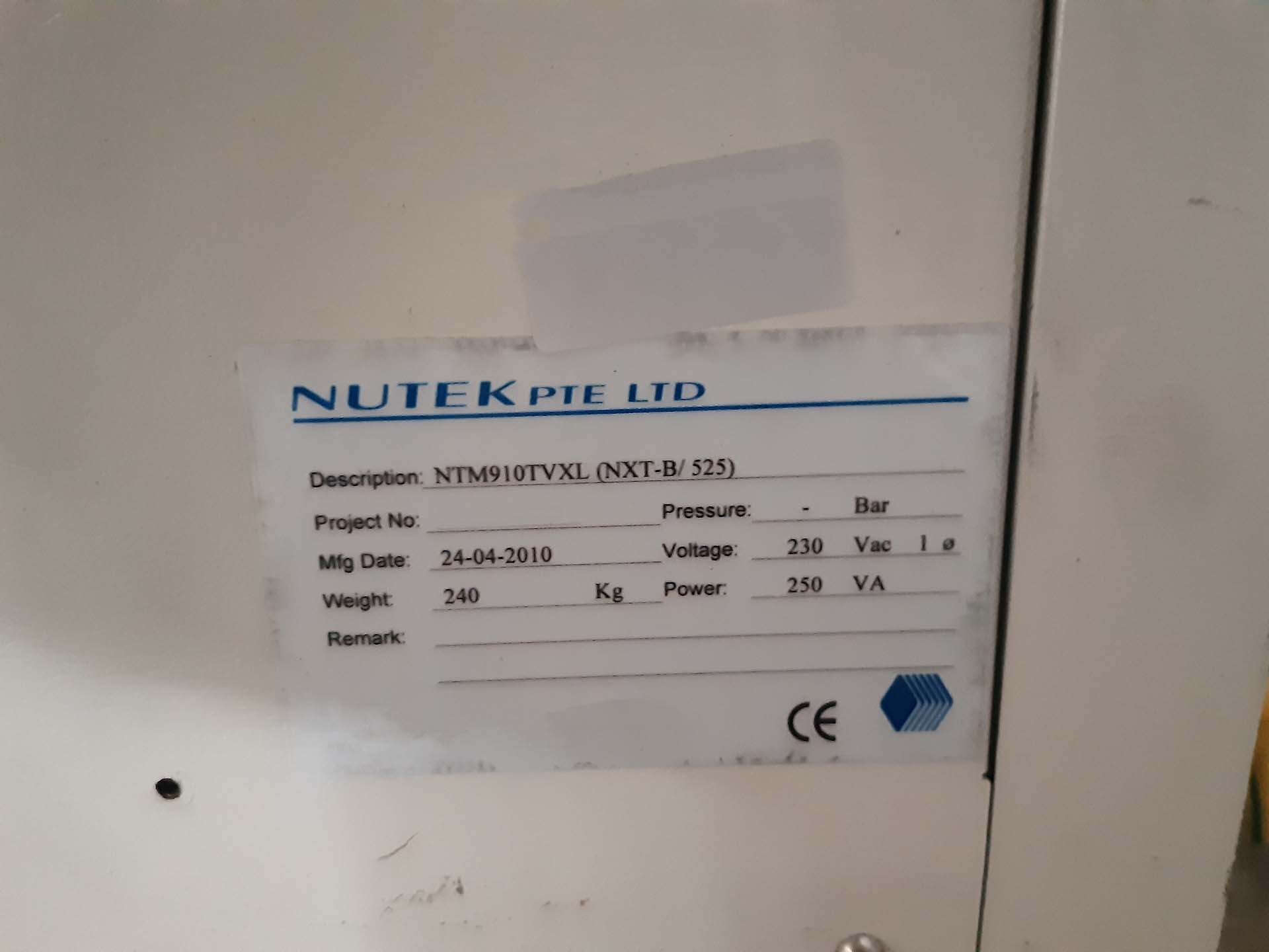 Photo Used NUTEK NTM 910TVXL For Sale