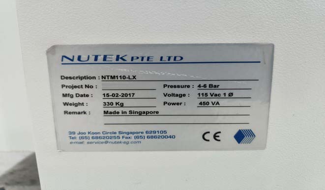 フォト（写真） 使用される NUTEK NTM110-LX 販売のために