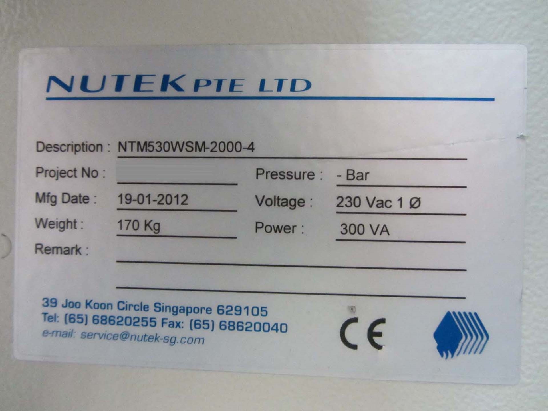 圖為 已使用的 NUTEK NTM 530WSM-2000-4 待售