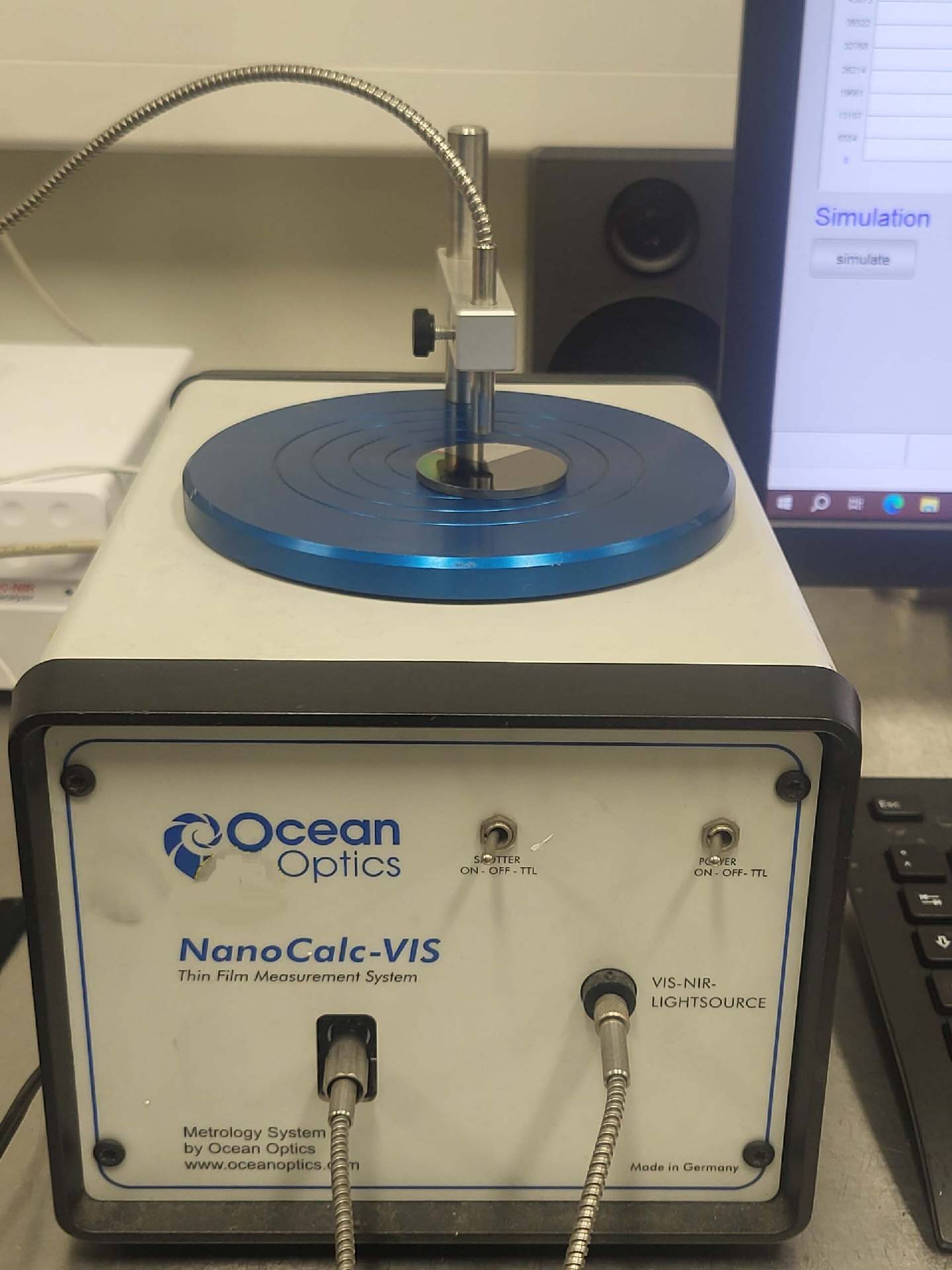 圖為 已使用的 OCEAN OPTICS NanoCalc-VIS 待售