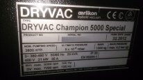 Foto Verwendet OERLIKON / LEYBOLD Dryvac Champion 5000 Special Zum Verkauf