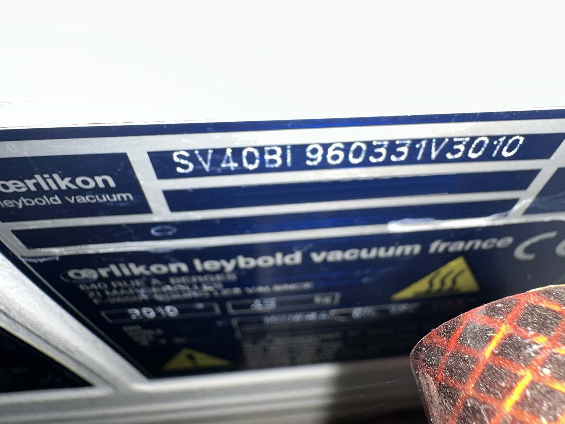 フォト（写真） 使用される OERLIKON LEYBOLD Sogevac SV40-SV65 BIFC 販売のために