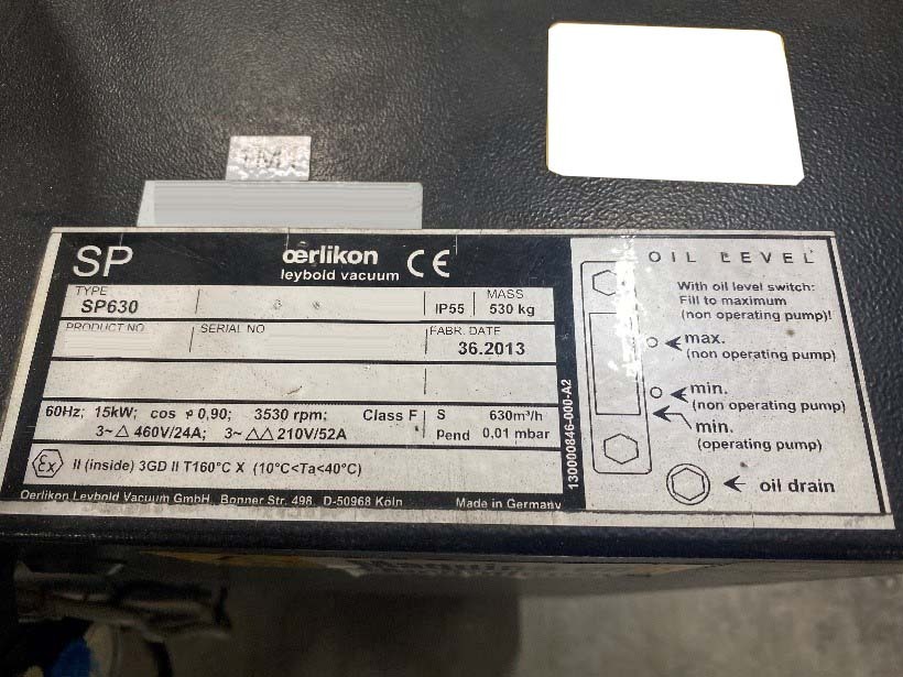 图为 已使用的 LEYBOLD SP 630 待售