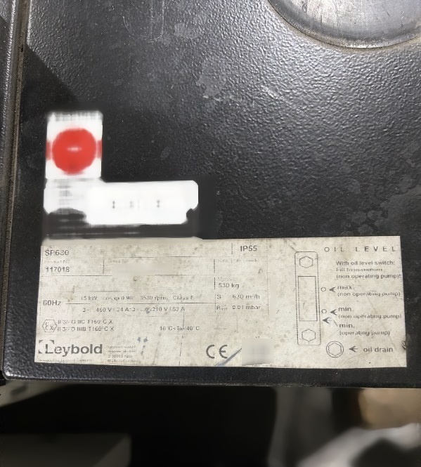 图为 已使用的 OERLIKON / LEYBOLD SP 630 待售