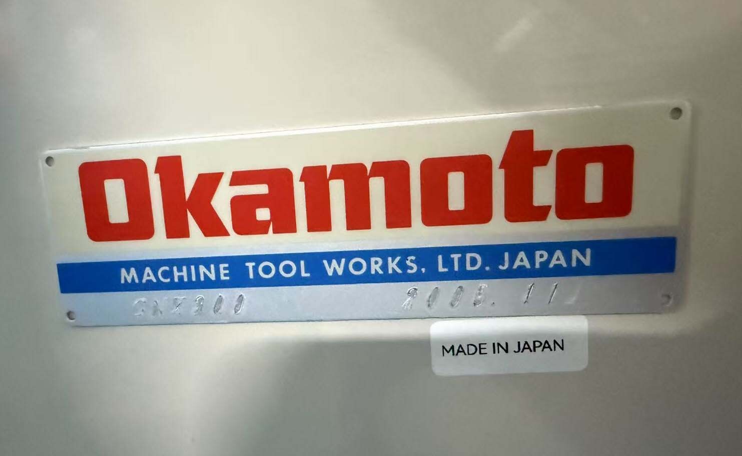 OKAMOTO GNX 200 Photo Used OKAMOTO GNX 200 For Sale