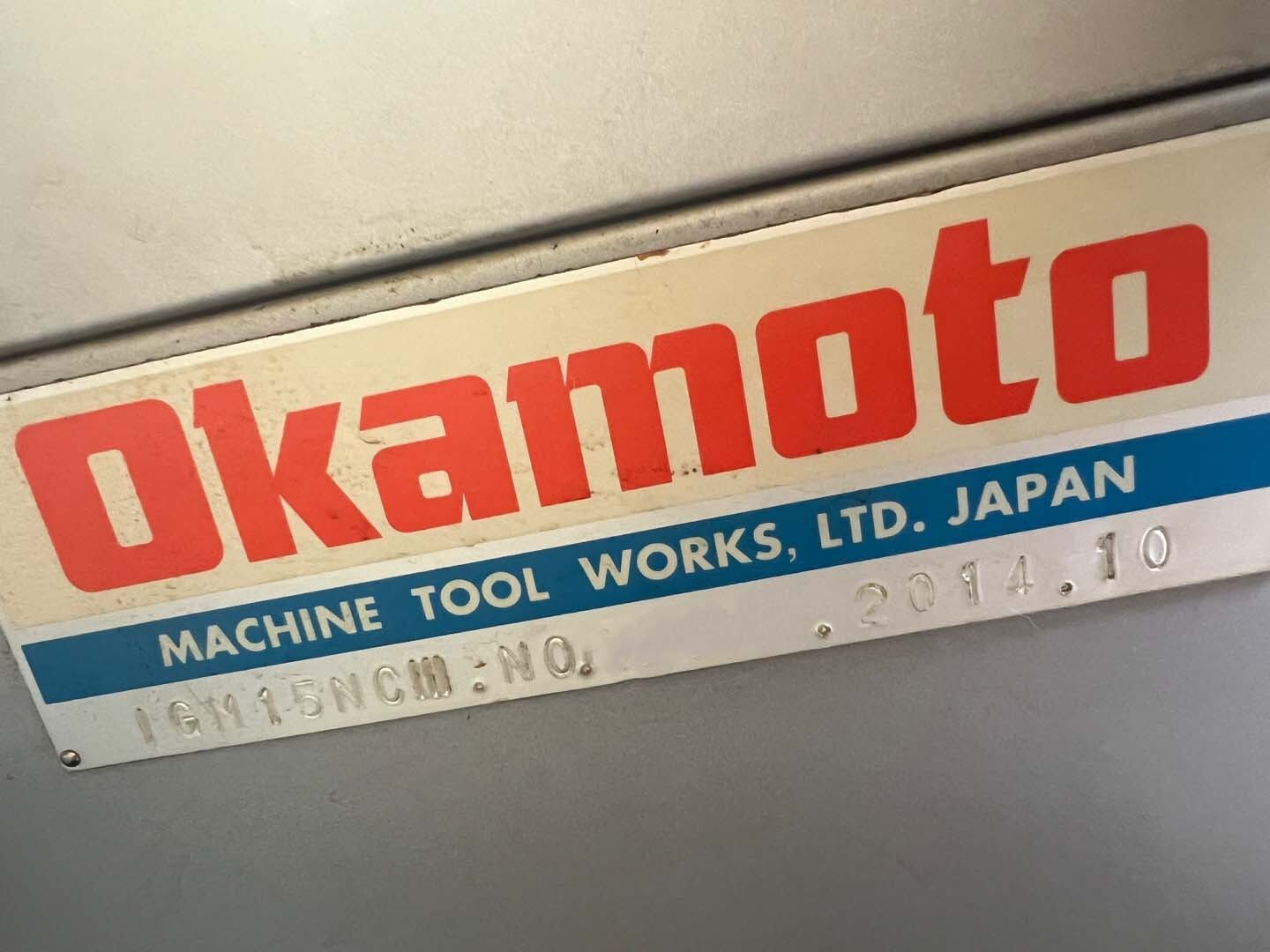 圖為 已使用的 OKAMOTO IGM 15NC III 待售