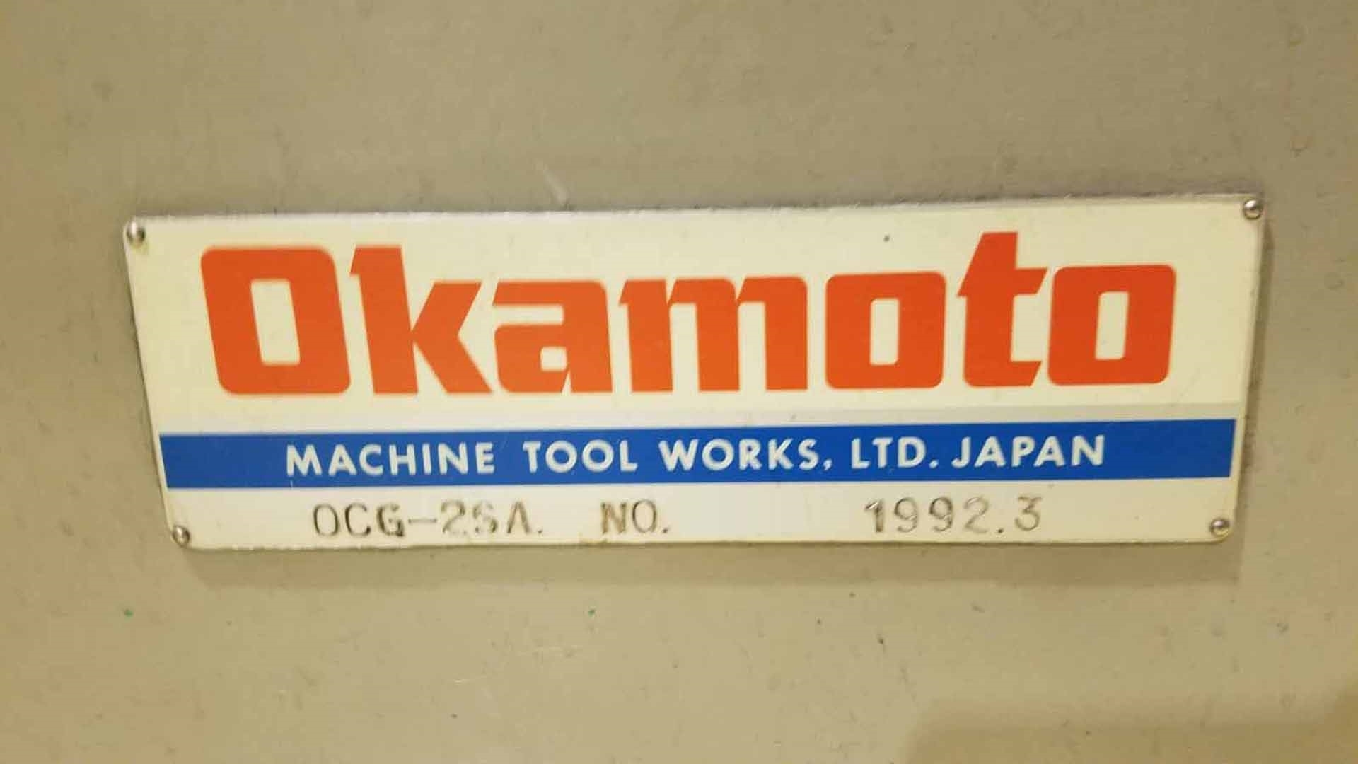 Photo Used OKAMOTO OCG-2SA For Sale