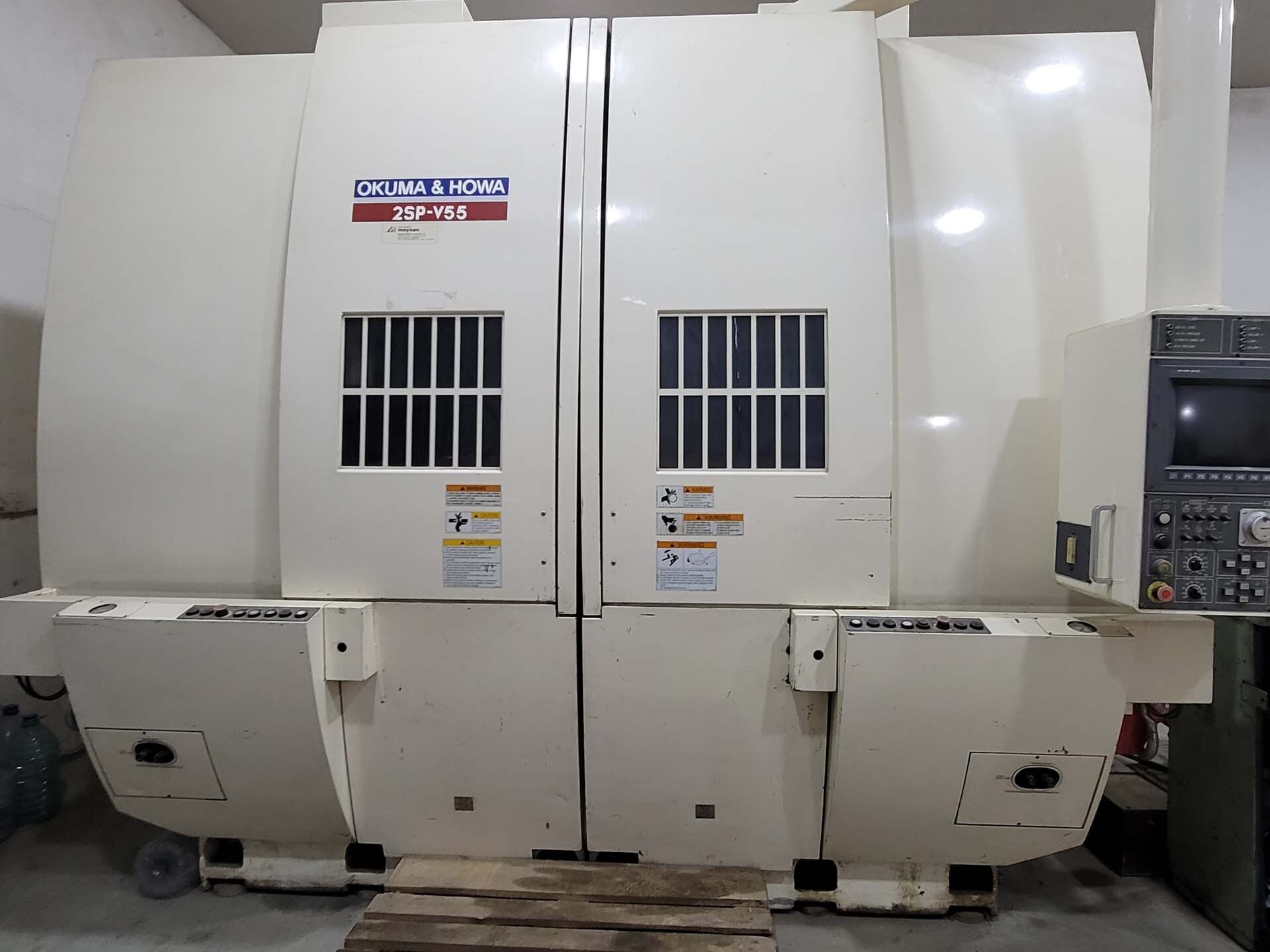 Photo Used OKUMA & HOWA 2SP-V55 For Sale