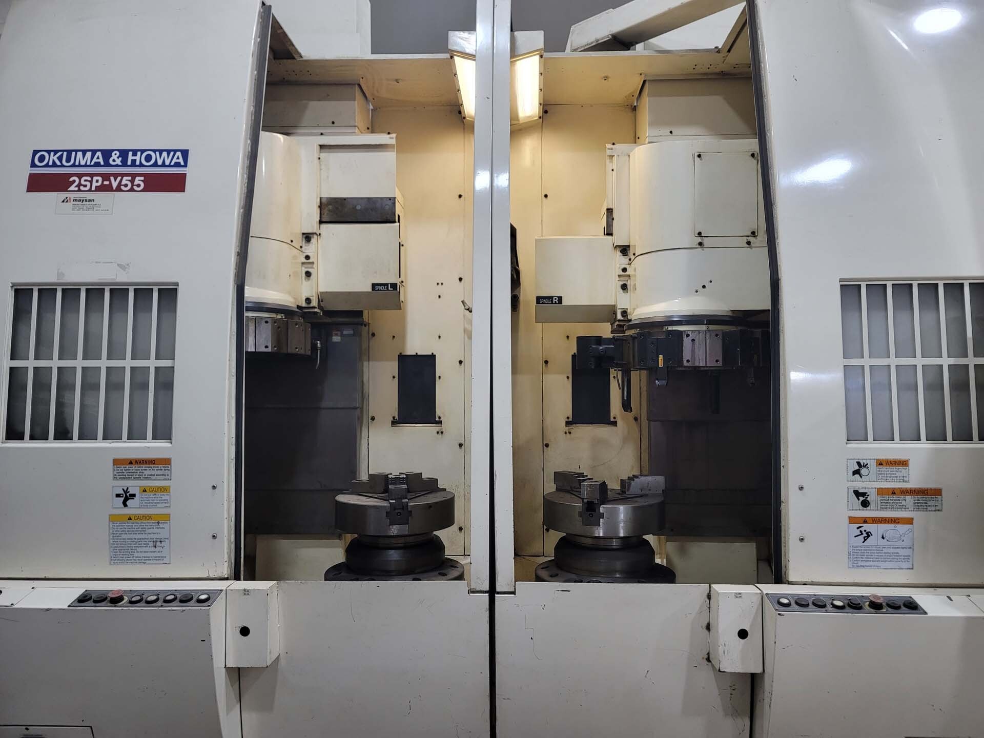 Photo Used OKUMA & HOWA 2SP-V55 For Sale