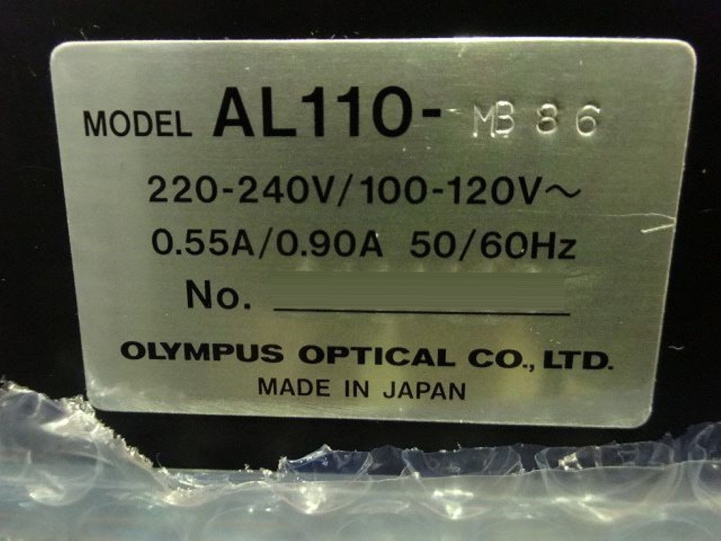 Photo Used OLYMPUS AL110-MB86 For Sale