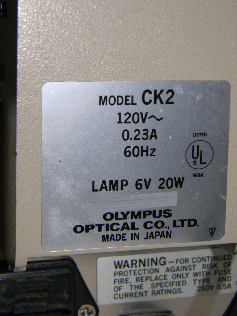 フォト（写真） 使用される OLYMPUS CK2 販売のために