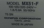사진 사용됨 OLYMPUS MX51-F 판매용