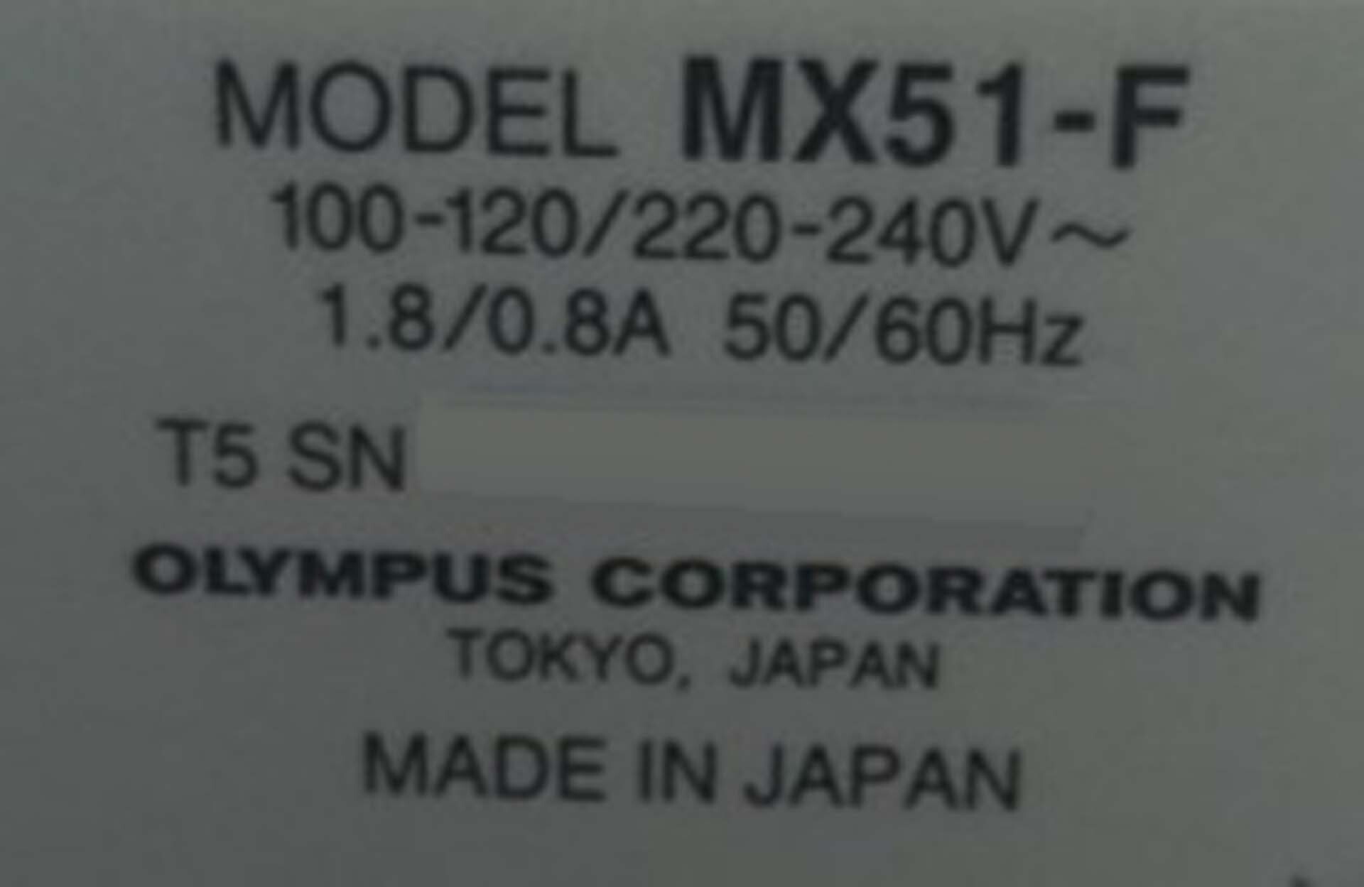 사진 사용됨 OLYMPUS MX51-F 판매용