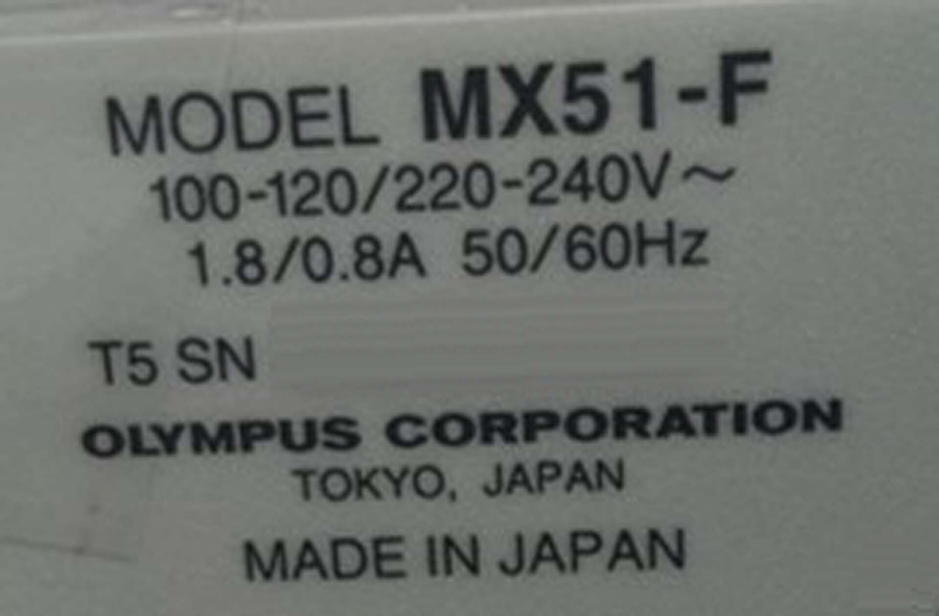 사진 사용됨 OLYMPUS MX51-F 판매용