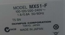 사진 사용됨 OLYMPUS MX51-F 판매용