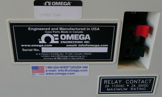 Photo Used OMEGA ENGINEERING CT485B-110V For Sale