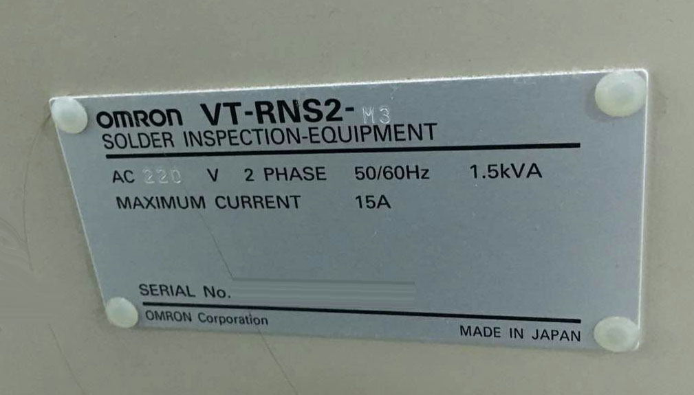 Photo Used OMRON VT-RNS II M3 For Sale