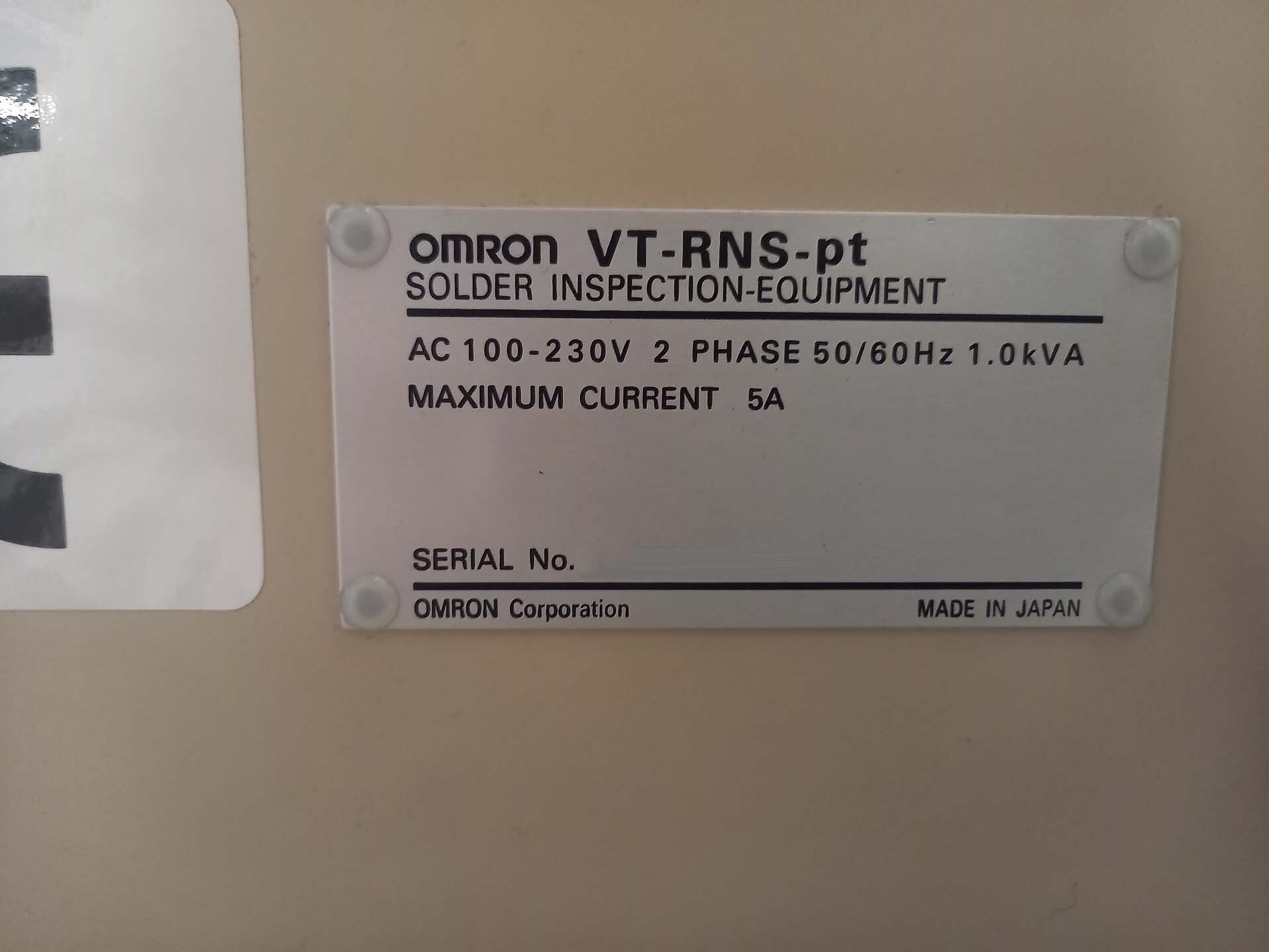 フォト（写真） 使用される OMRON VT RNS-PTH 販売のために