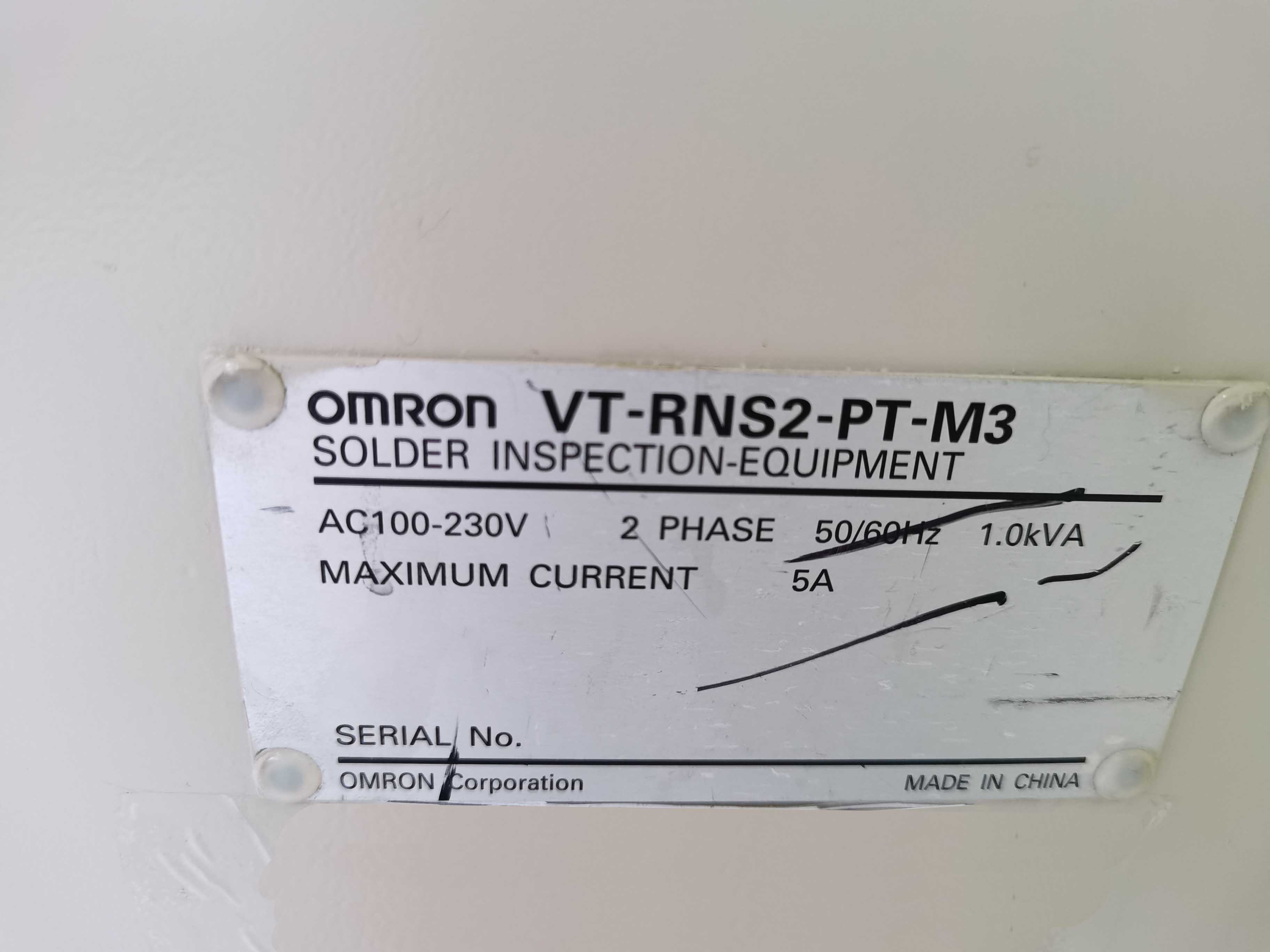 圖為 已使用的 OMRON VT-RNSII-PT-M3 待售