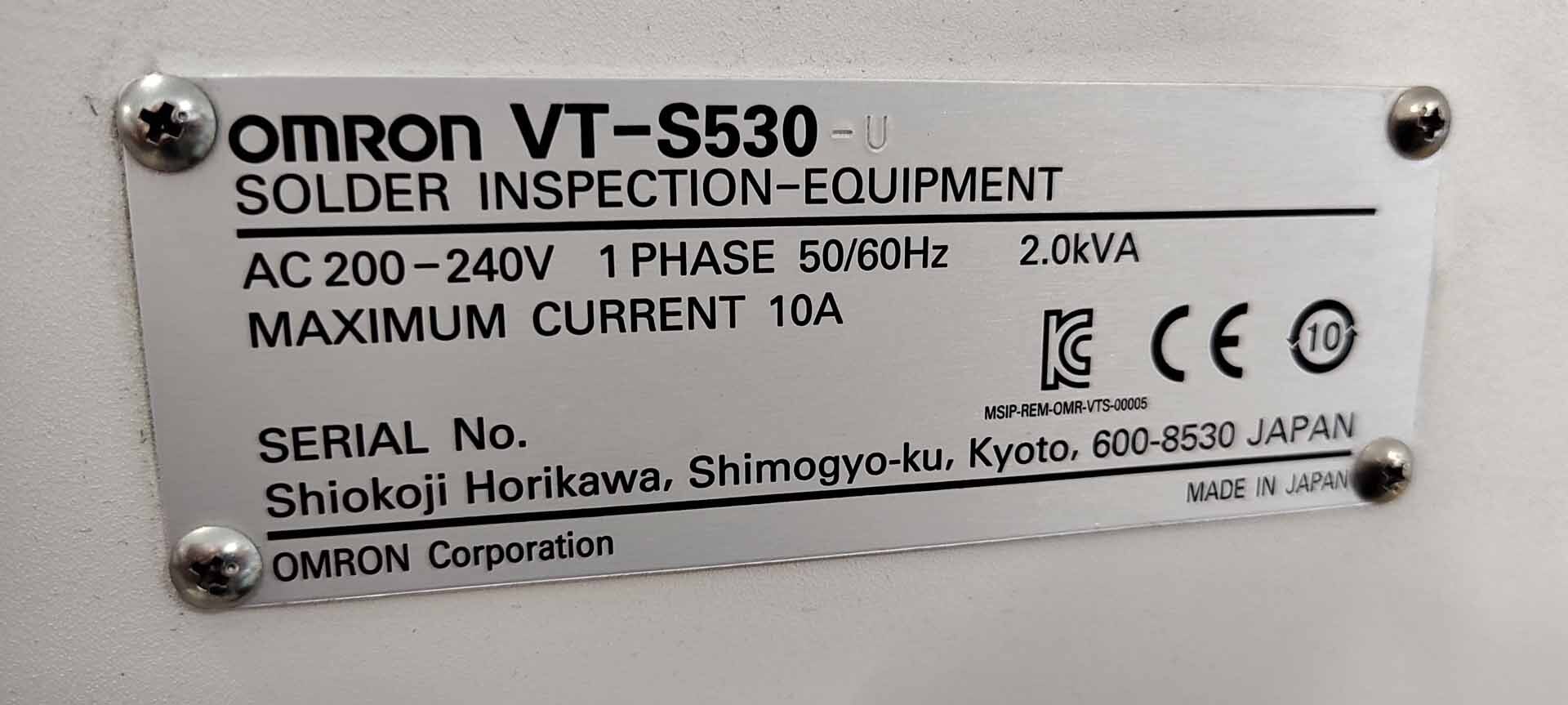 Photo Used OMRON VT-S530-U For Sale