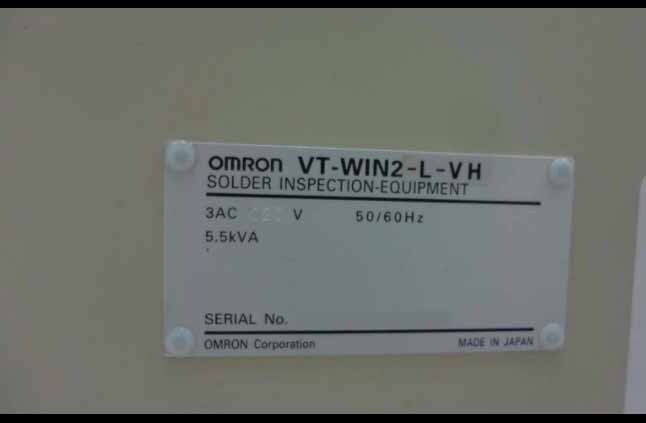 Photo Used OMRON VT-WIN II-L-VH For Sale