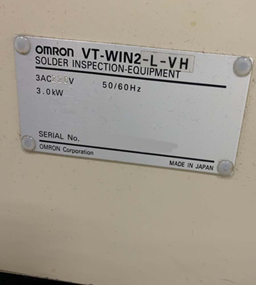圖為 已使用的 OMRON VT-WIN II-L-VH 待售