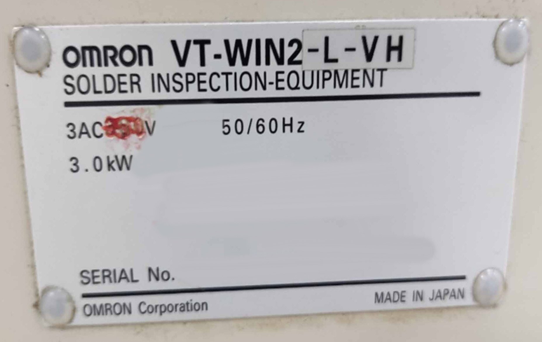 Photo Used OMRON VT Win II For Sale