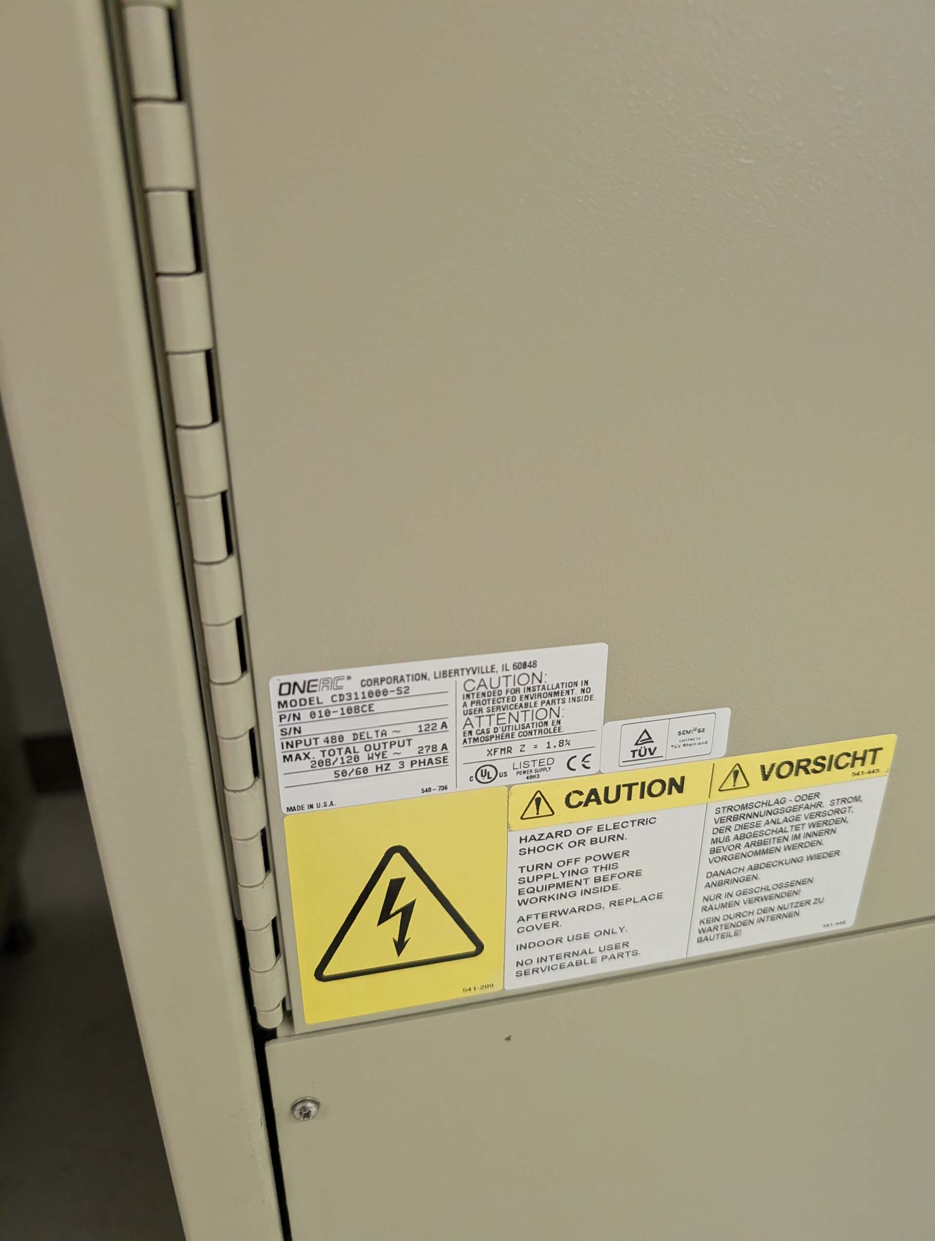 Foto Verwendet ONEAC CORPORATION CD311000-S2 Zum Verkauf