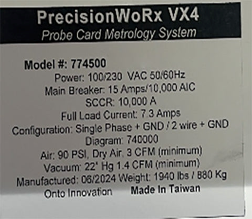 Photo Utilisé ONTO INNOVATION PrecisionWoRx VX4 À vendre