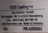 Photo Used OP-TECTION OSIS Coating +n For Sale