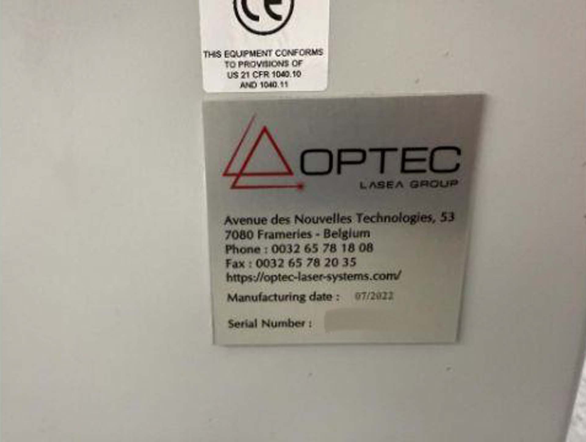 图为 已使用的 OPTEC WS-Flex Excimer 待售