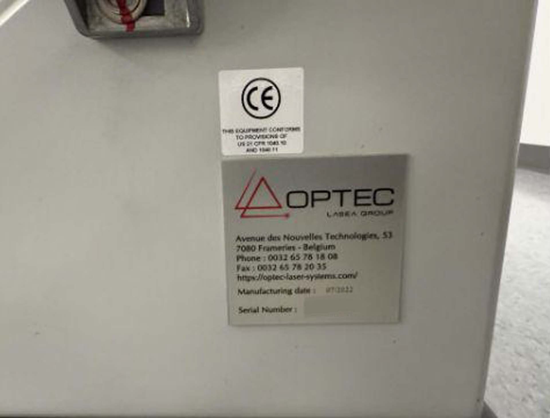 图为 已使用的 OPTEC WS-Flex Excimer 待售