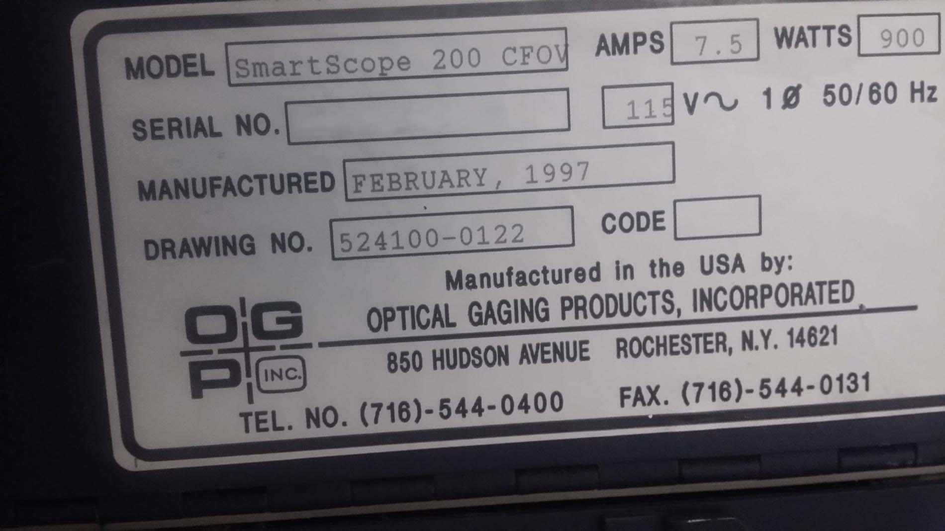 Foto Verwendet OPTICAL GAGING PRODUCTS / OGP SmartScope 200 CFOV Zum Verkauf