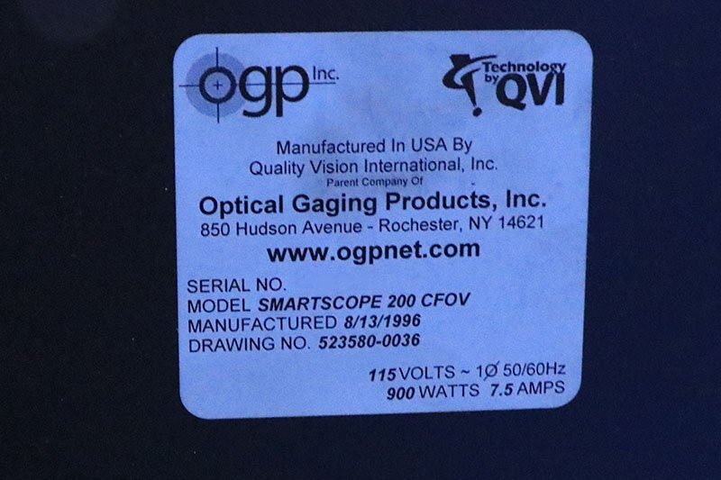 Photo Used OPTICAL GAGING PRODUCTS / OGP SmartScope 200 For Sale
