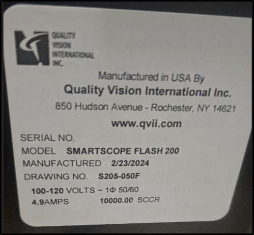 Photo Used OPTICAL GAGING PRODUCTS / OGP SmartScope Flash 200 For Sale