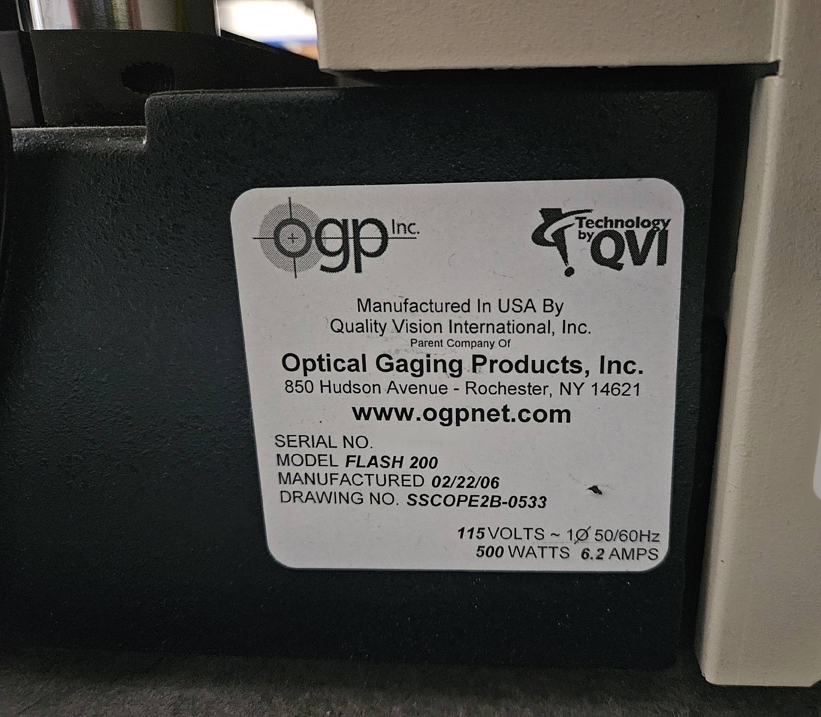 Foto Verwendet OPTICAL GAGING PRODUCTS / OGP SmartScope Flash 200 Zum Verkauf