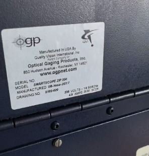 Photo Used OPTICAL GAGING PRODUCTS / OGP SmartScope ZIP 250 For Sale