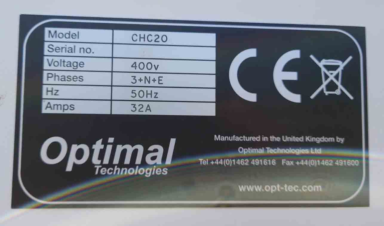 Photo Used OPTIMAL TECHNOLOGIES CHC-20 For Sale