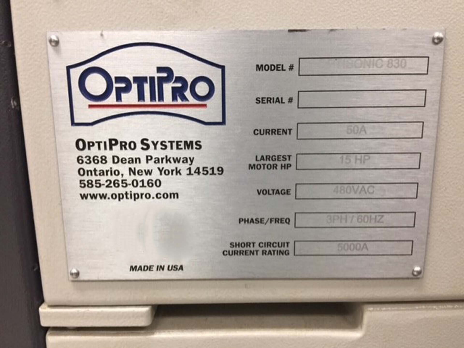 圖為 已使用的 OPTIPRO OptiSonic 830 待售
