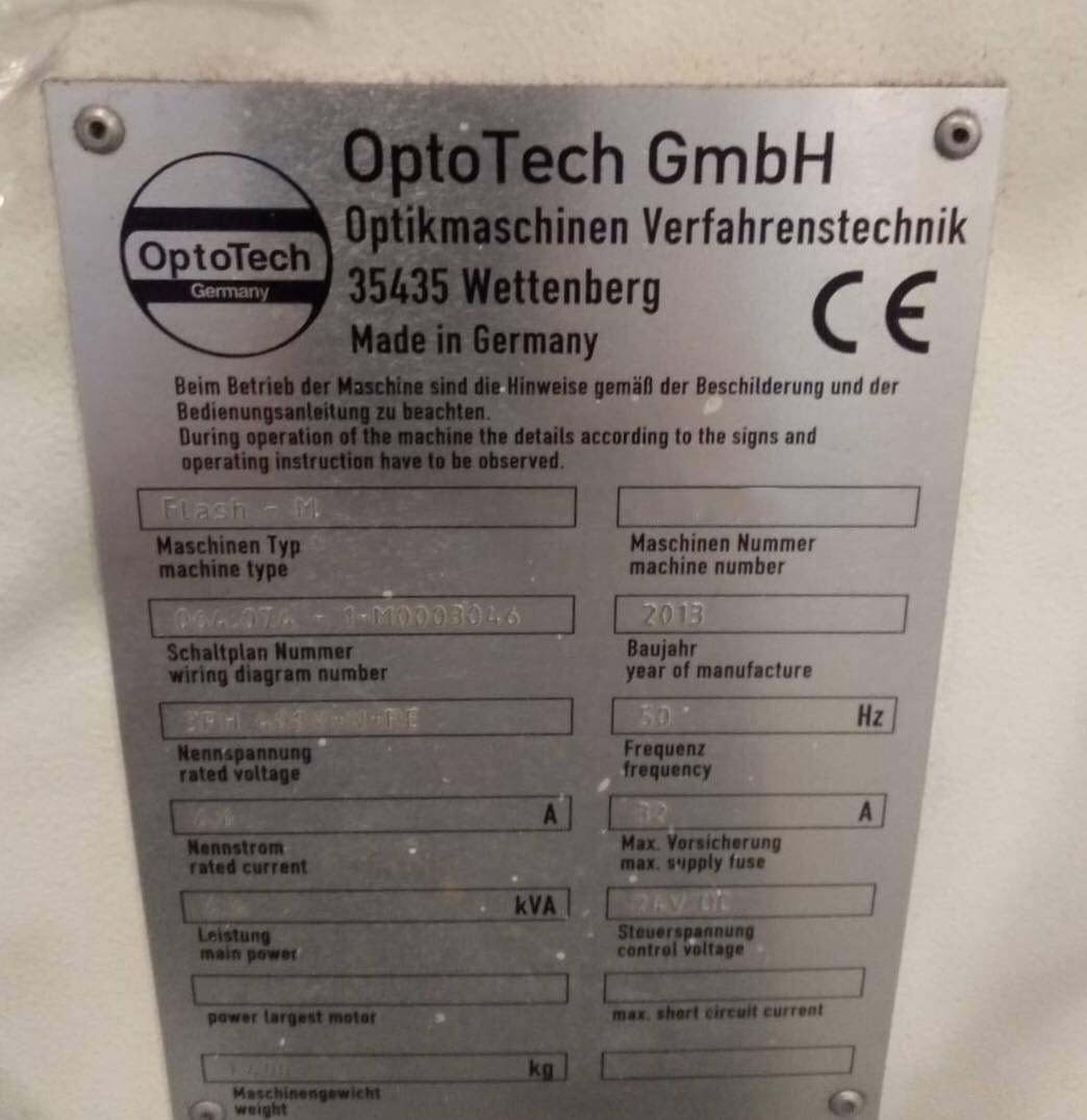 Photo Used OPTOTECH Flash-M For Sale