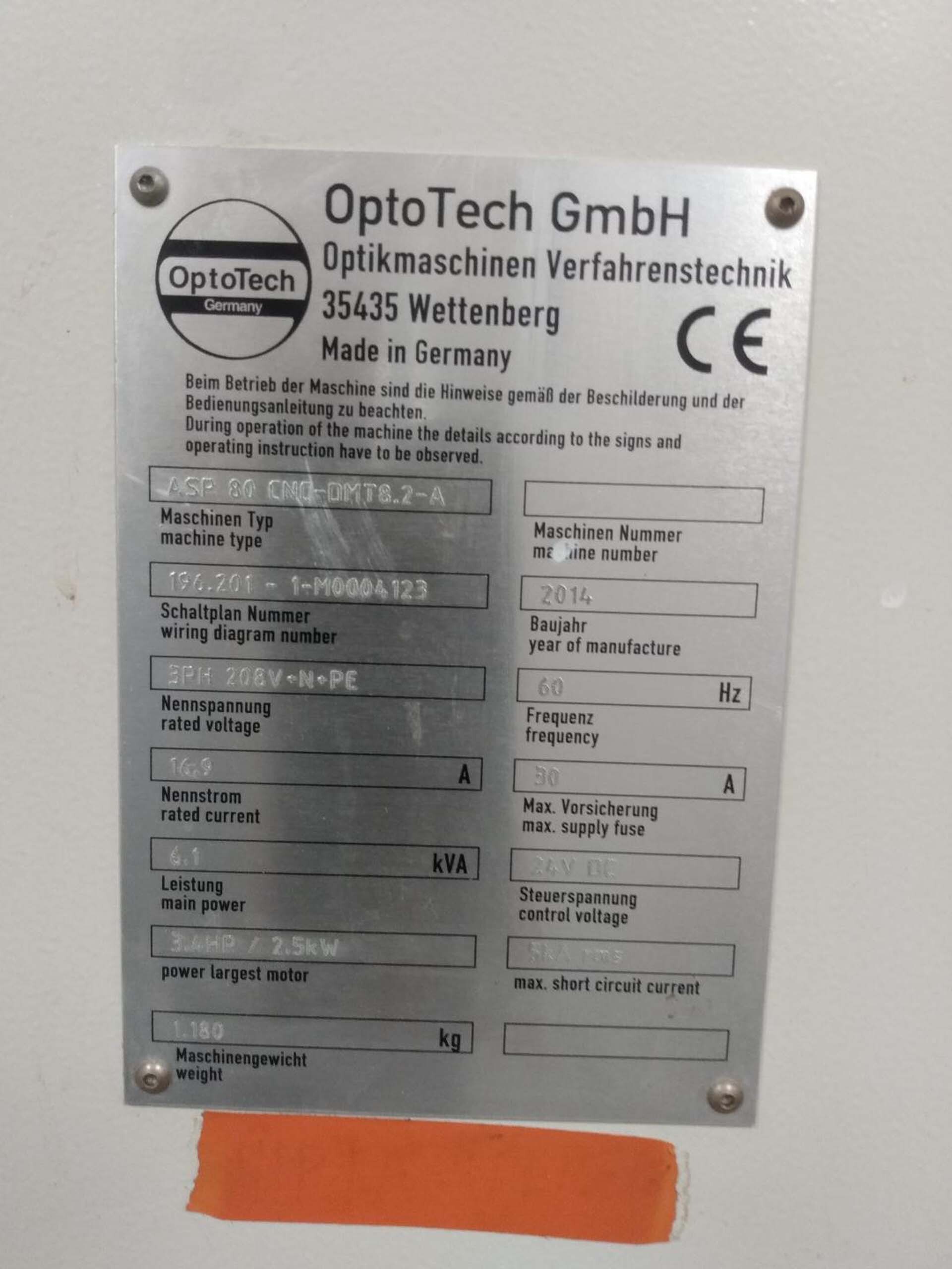Foto Verwendet OPTOTECH ASP 80 Zum Verkauf