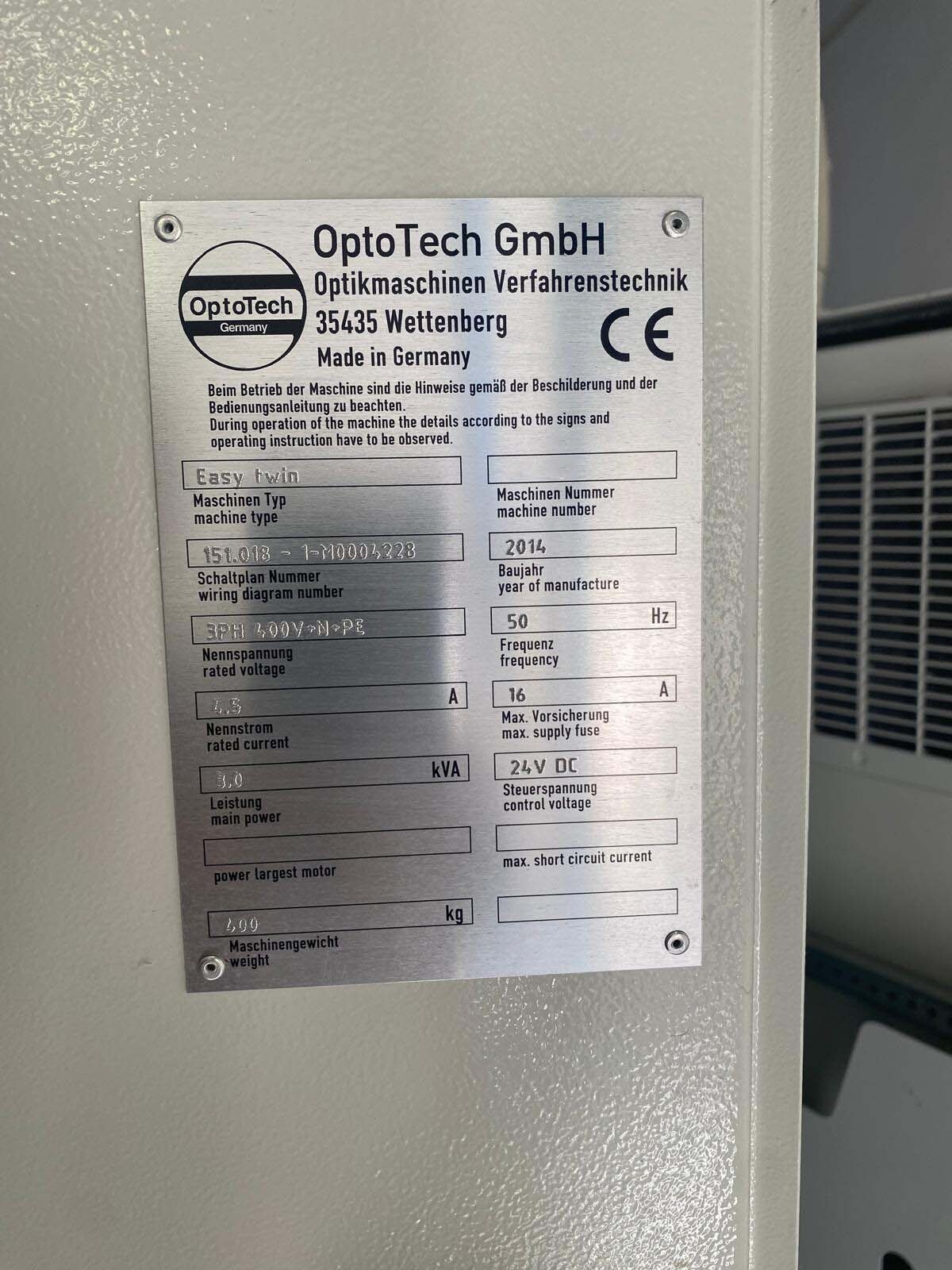 사진 사용됨 OPTOTECH EasyTwin 판매용