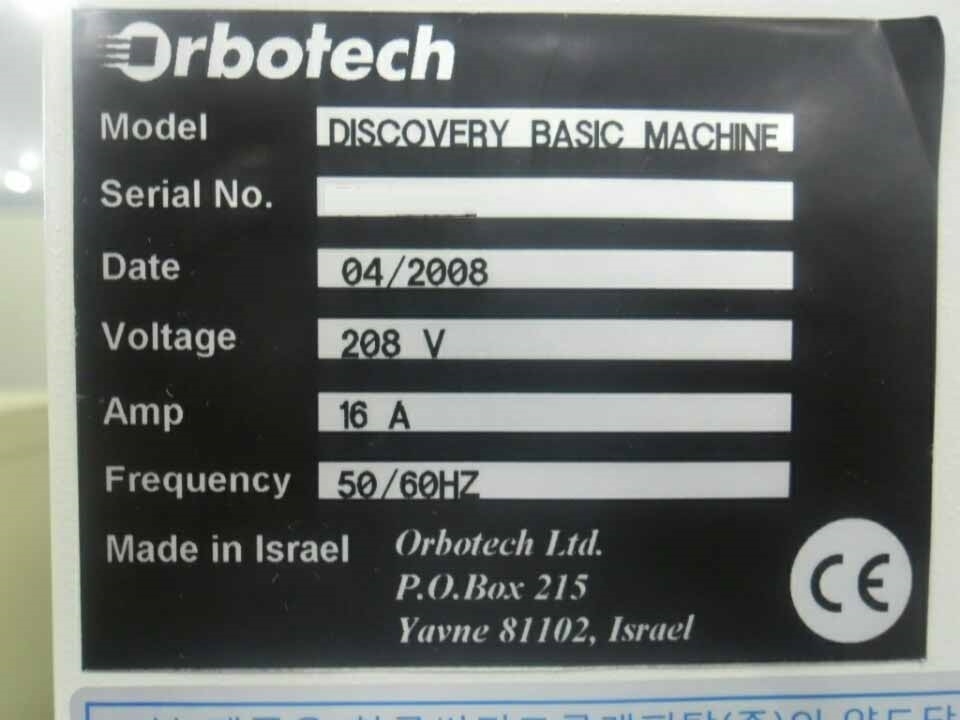图为 已使用的 ORBOTECH Discovery 8200 待售